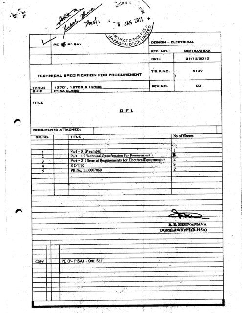 engineering statement of technical requirements (sotr) -m8