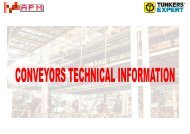 Oktober 2011 Blatt : 1 + Conveyors Technical information