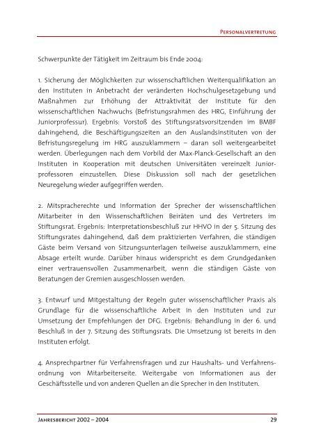 DGIA-Jahresbericht 2002-2004 - Max Weber Stiftung