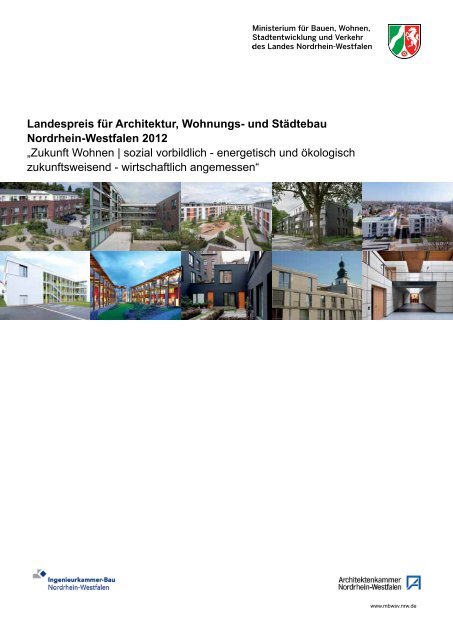 Landespreis für Architektur, Wohnungs - MBWSV NRW ...