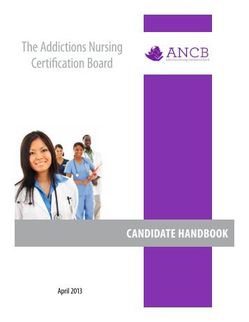 candidate handbook - International Nurses Society on Addictions