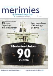 Merimies 8/2006 - Suomen Merimies-Unioni