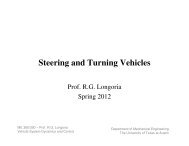 04 Steering And Turning Vehicles - Department of Mechanical ...