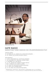 HATE RADIO - International Institute of Political Murder