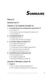 ÃƒÂ‰tudiants : osez crÃƒÂ©er votre entreprise - Sommaire - Vuibert