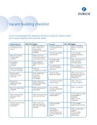 Vacant building checklist