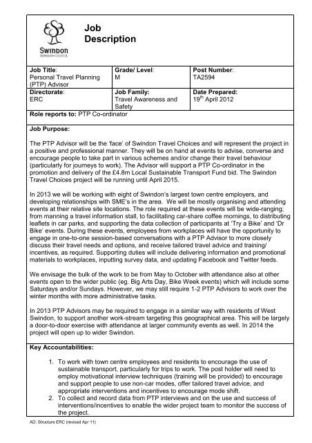 Ptp Advisor Job Description