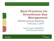 Greenhouse Gas Management Best Practices - Ontario Soil and ...