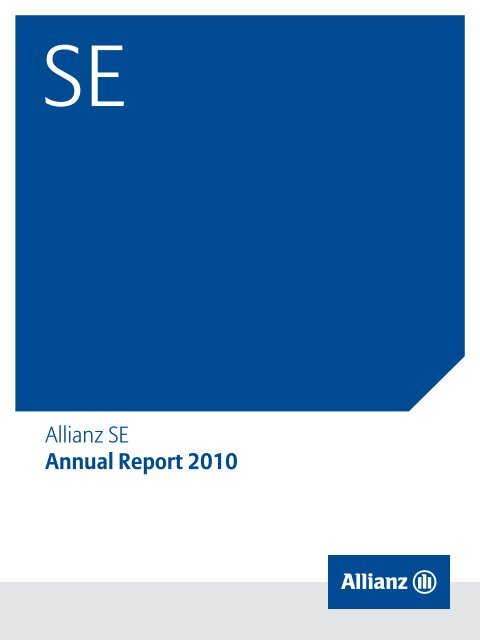 Allianz SE Annual Report 2010