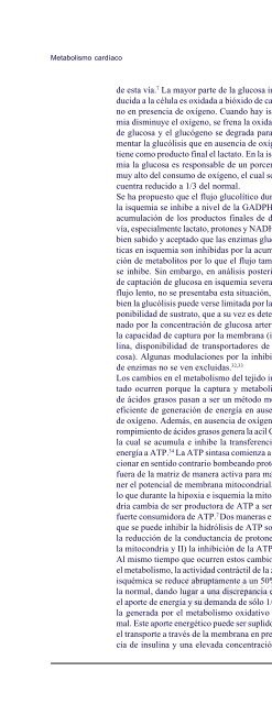 Cambios en el metabolismo cardíaco y su posible ... - edigraphic.com