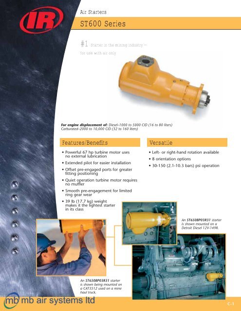 Air Starters - mb air systems ltd