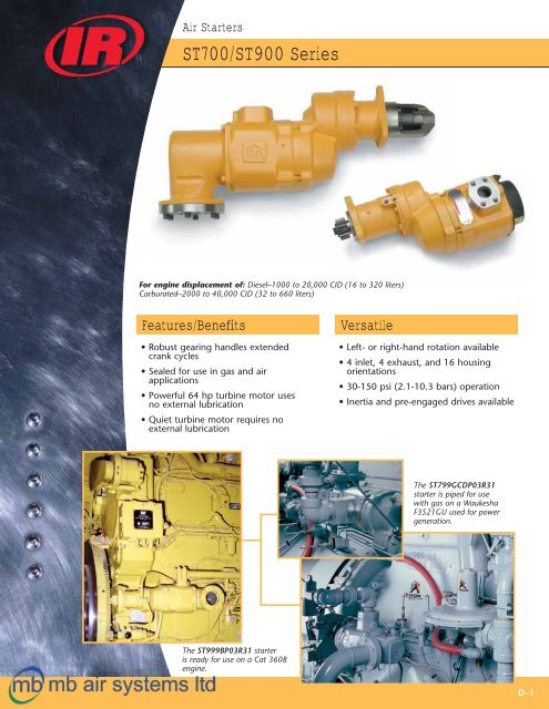 Air Starters - mb air systems ltd