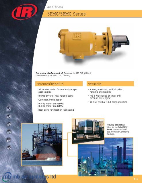 Air Starters - mb air systems ltd