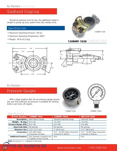 Air Starters - mb air systems ltd