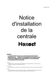 Notice d'installation de la centrale - Nerim