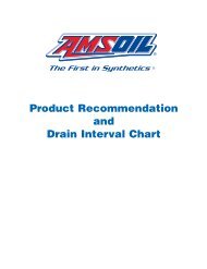 Product Recommendation and Drain Interval Chart - AMSOIL ...