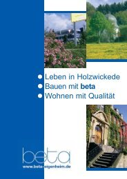 Leben in Holzwickede Bauen mit beta Wohnen mit ... - mediaoffensiv