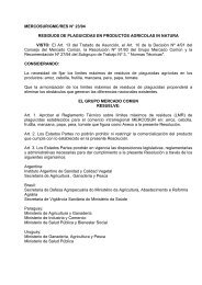 MERCOSUR/GMC/RES N° 23/94 RESIDUOS DE PLAGUICIDAS EN ...