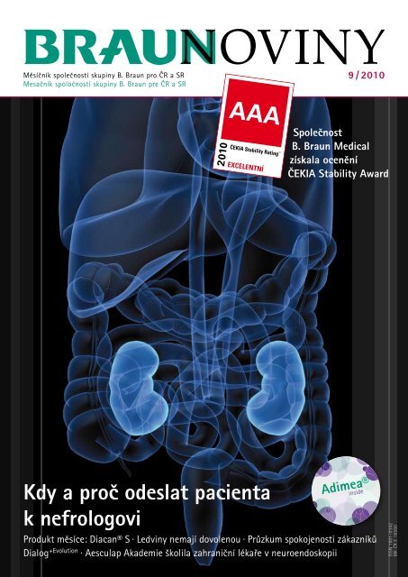9 / 2010 (PDF, 4 MB) - Braunoviny - B. Braun Medical sro