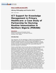 ICT Support for Knowledge Management in Primary Healthcare: a ...