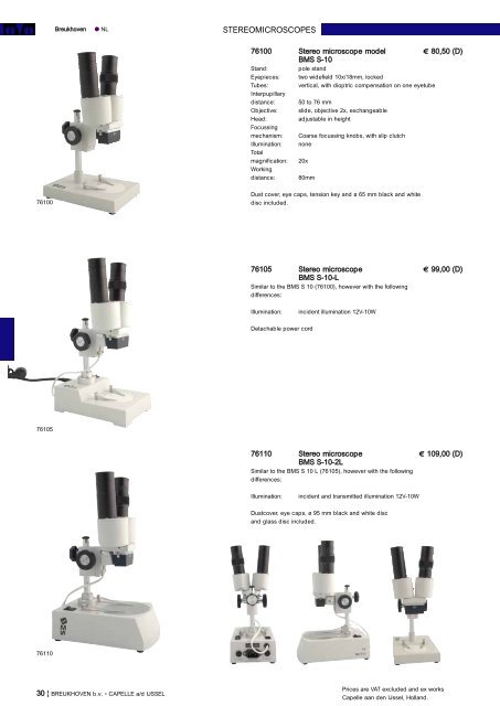 Microscopes - J. ROMA, Lda.