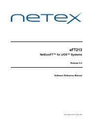 NetEx EFT213 Reference Manual Rel 5.4