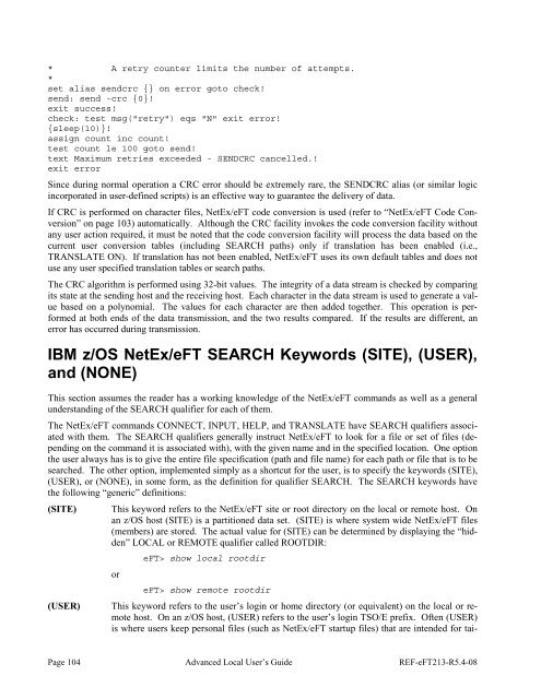 NetEx EFT213 Reference Manual Rel 5.4