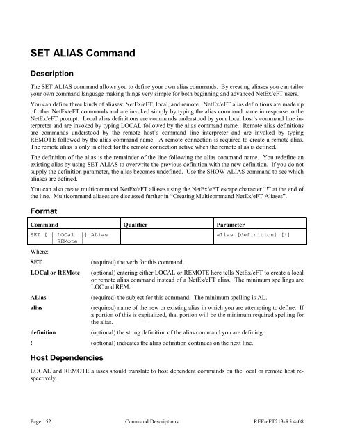 NetEx EFT213 Reference Manual Rel 5.4