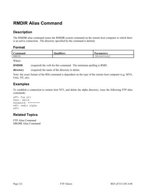 NetEx EFT213 Reference Manual Rel 5.4