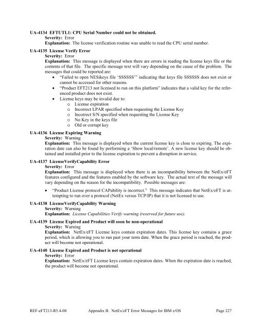 NetEx EFT213 Reference Manual Rel 5.4