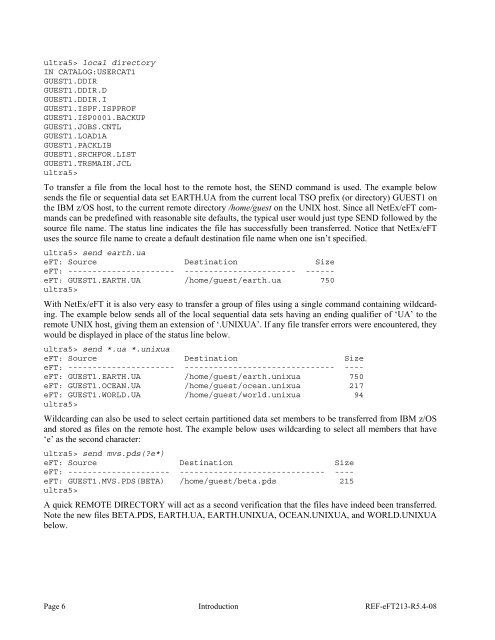 NetEx EFT213 Reference Manual Rel 5.4