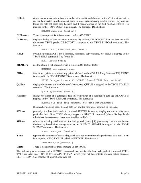 NetEx EFT213 Reference Manual Rel 5.4