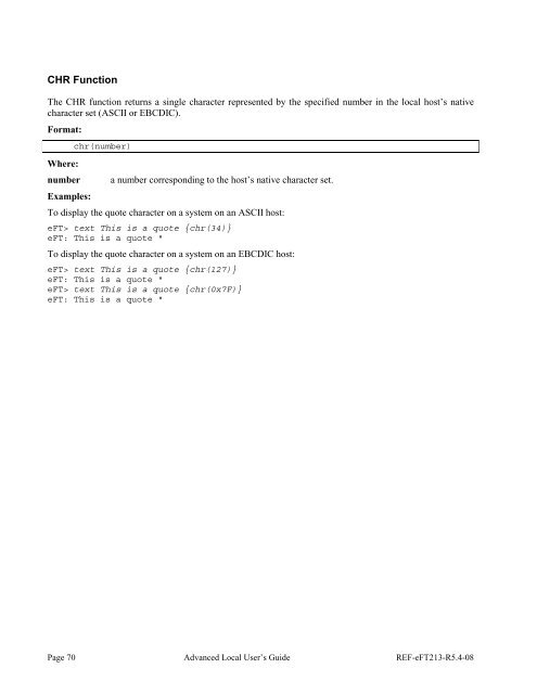 NetEx EFT213 Reference Manual Rel 5.4