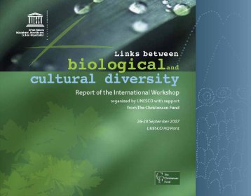 Links between biological and cultural diversity - unesdoc - Unesco