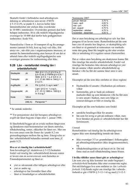 LÃ¸nns-ABC 2007 - Skatteetaten