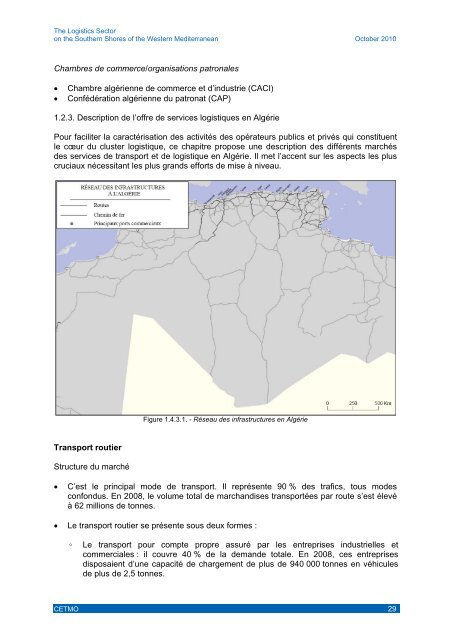 The Logistics Sector on the Southern Shores of the Western ... - cetmo