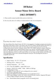 DFRobot Sensor/Motor Drive Board (SKU:DFR0057) - Megachip.ru