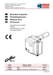 Bruciatori di gasolio Öl-Gebläsebrenner Brûleurs fioul Oil burners