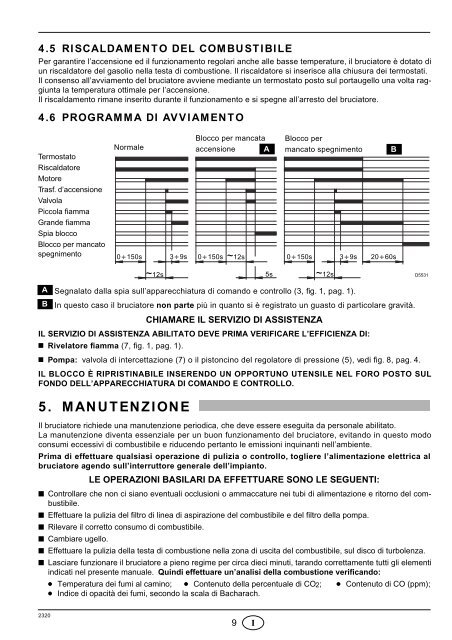 Bruciatori di gasolio Öl-Gebläsebrenner Brûleurs fioul Oil burners