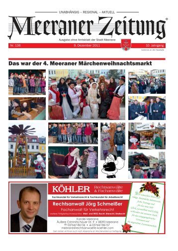 Frohes Fest Geschenk- Gutscheine - Meerane-Zeitung online...