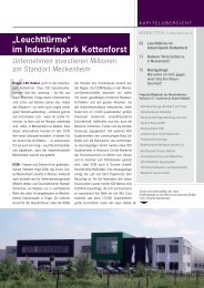 „Leuchttürme“ im Industriepark Kottenforst - Meckenheimer Verbund ...