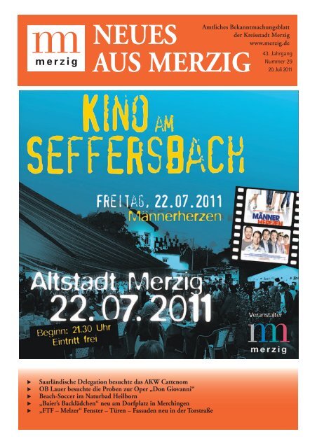 Start-Werbung: „FTF – Melzer“ Fenster – Türen - Stadt Merzig