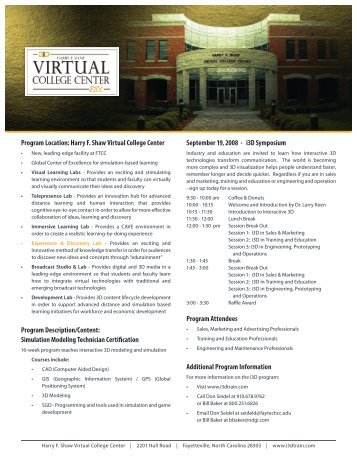 Harry F. Shaw Virtual College Center - Virtual College Center @ FTCC
