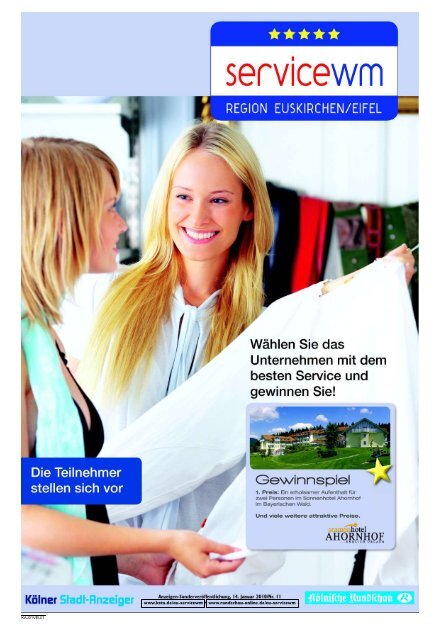 Zur Sonderveröffentlichung Euskirchen - METATRAIN GmbH