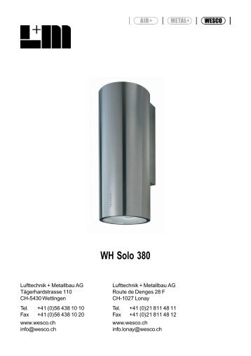 Wh solo 380 - Wesco