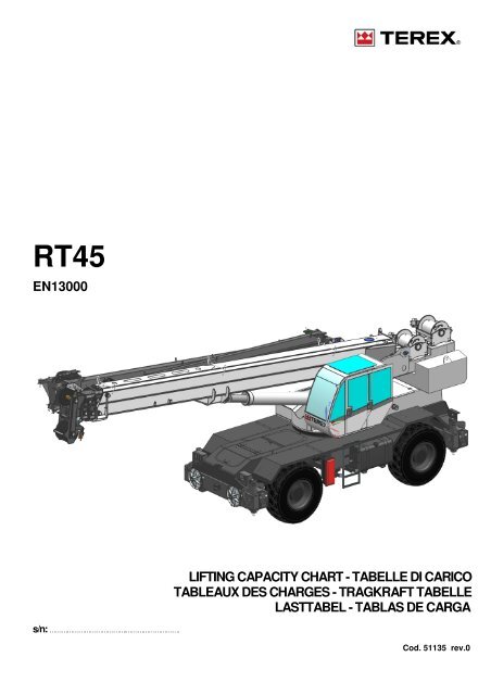 RT45 - Terex Bendini Cranes