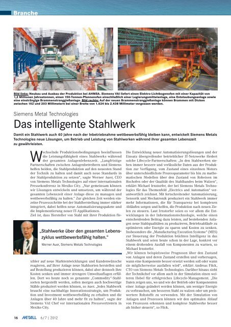 Ausgabe als PDF - Metall