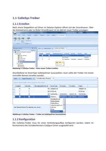 1.1 CoDeSys-Treiber