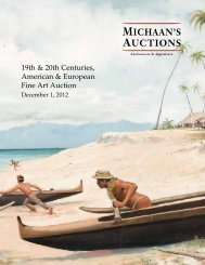 19th & 20th Centuries, American & European Fine Art Auction
