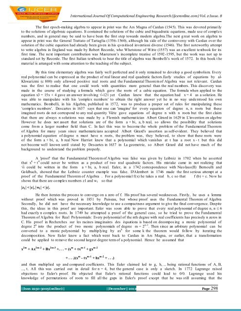 ISSN: 2250-3005 - ijcer